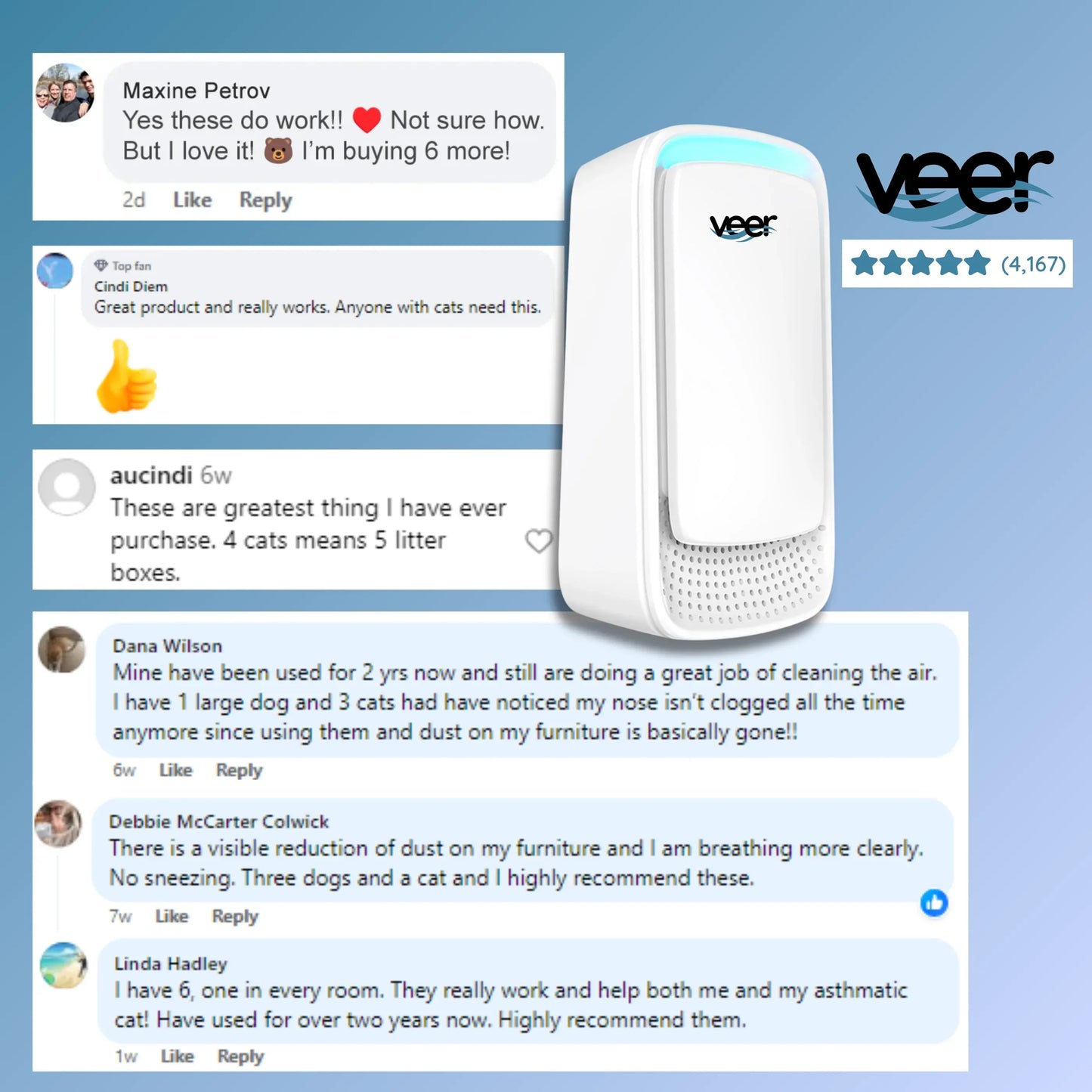 veer™ | Air Purifier That Clears Odors & Musty Air